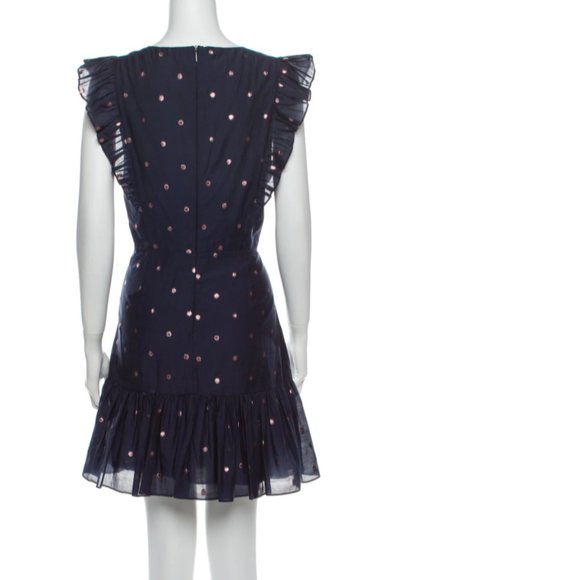 REBECCA TAYLOR Polka Dot Print Mini Dress - Picture 5 of 6